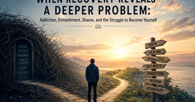 When Recovery Reveals a Deeper Problem: Addiction, Enmeshment, Shame, and the Struggle to Become Yourself